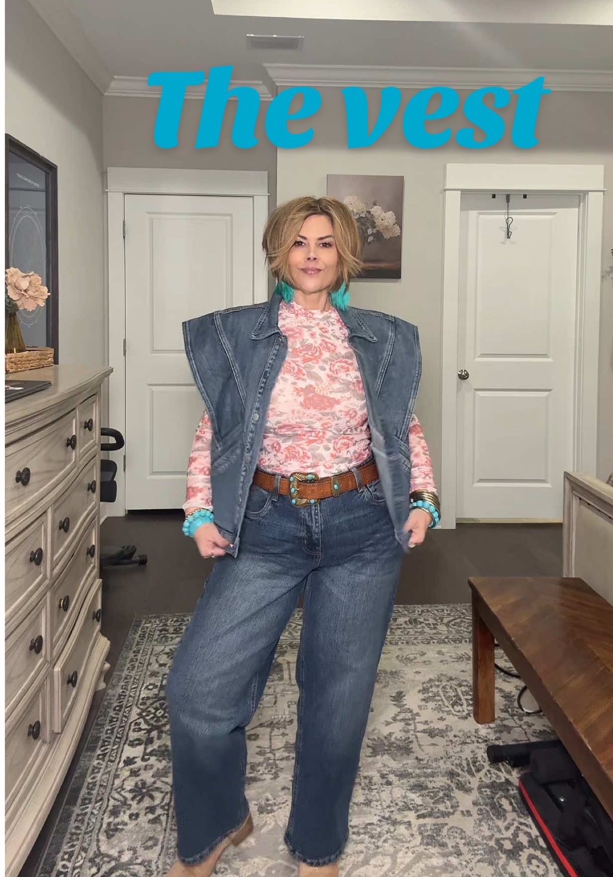 TikTok post by @jennifer.mire for BuDhaGirl. Caption reads: [...] vest from @ELENGATINE @Elengatine USA....