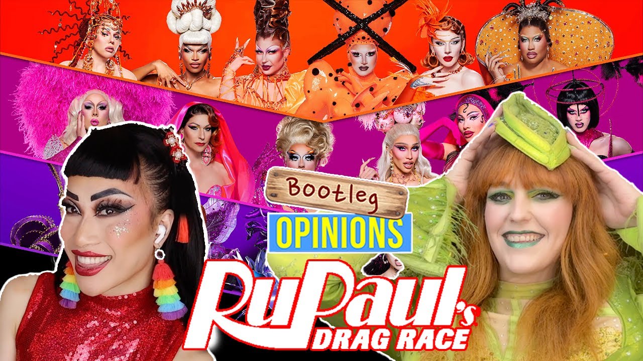 YouTube post by @YuhuaOfficial for Banish. Caption reads: RuPaul's Drag Race All Stars 10 x Bootleg....