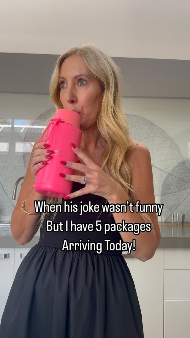 Instagram post by @hamptonhousewife for SENSTYLABLE. Caption reads: I promise it’s Christmas packages... mostly! Just....