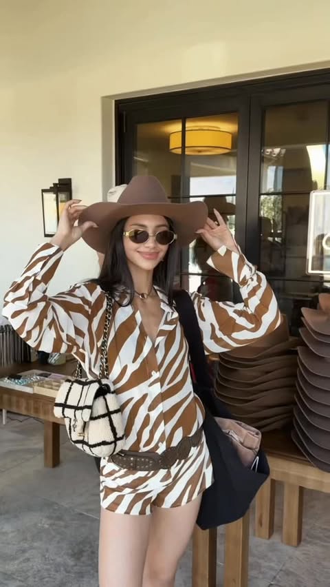 Instagram post by @alannapanday for REVOLVE. Caption reads: No one does a gifting suite like @revolve thank....