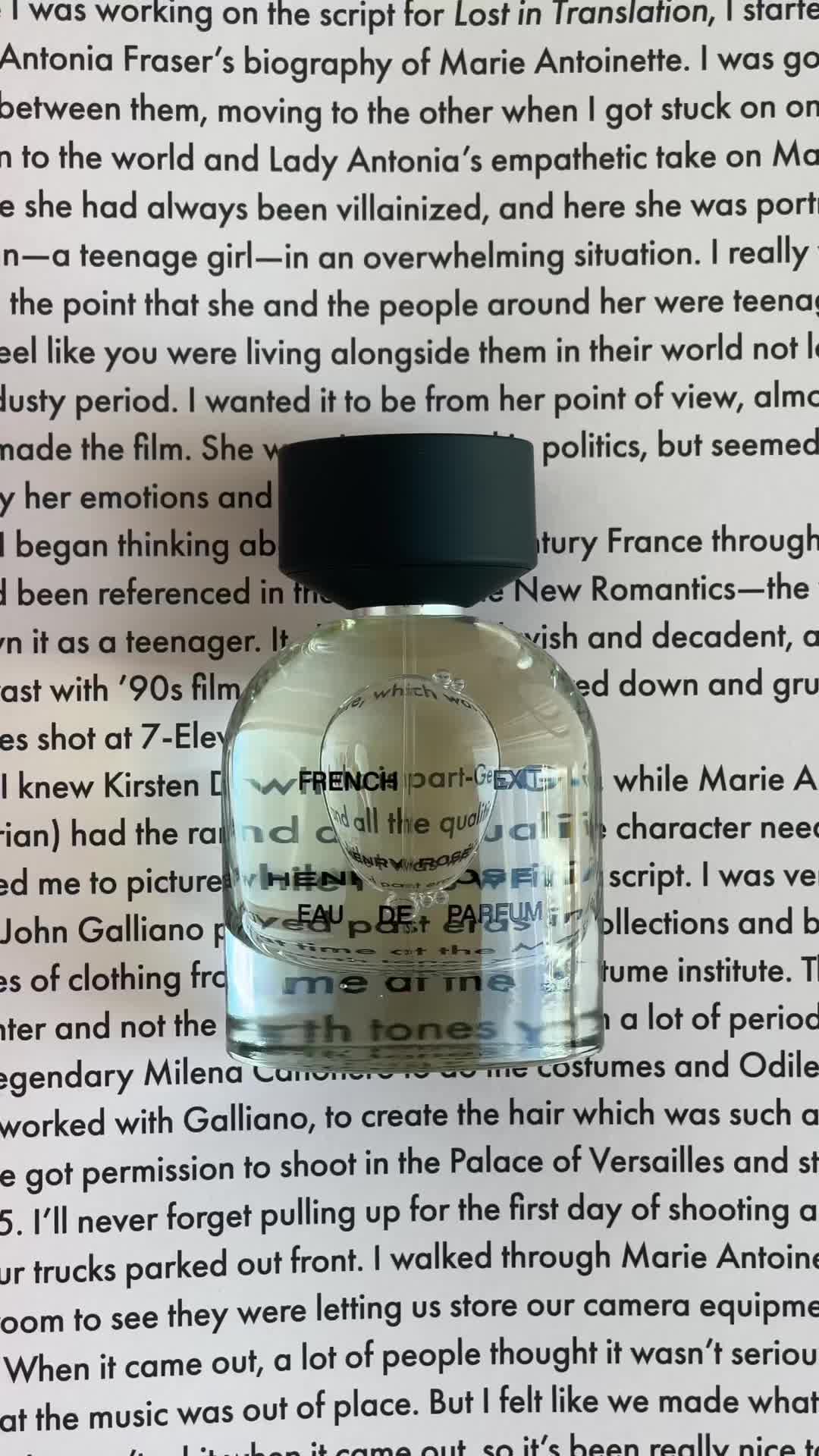 TikTok post by @emoliveiira for Henry Rose. Caption reads: [...] impossible to grasp. French Exit by @Henry....