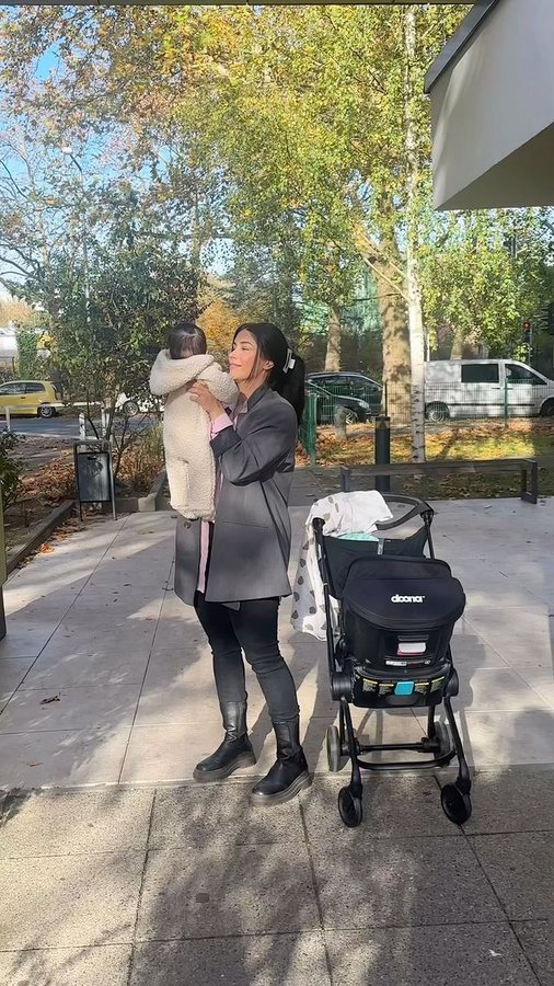 Instagram post by @inspoxelif for Doona. Caption reads: My son, my whole world 🩵 p.s. i love my....