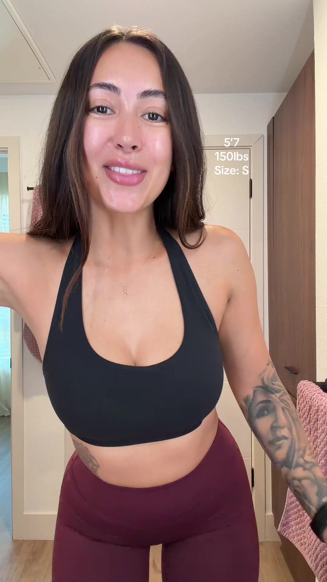TikTok post by @taaniia.jpg for PAVOI Active. Caption reads: @Pavoi Active does it again ❤️‍🔥.