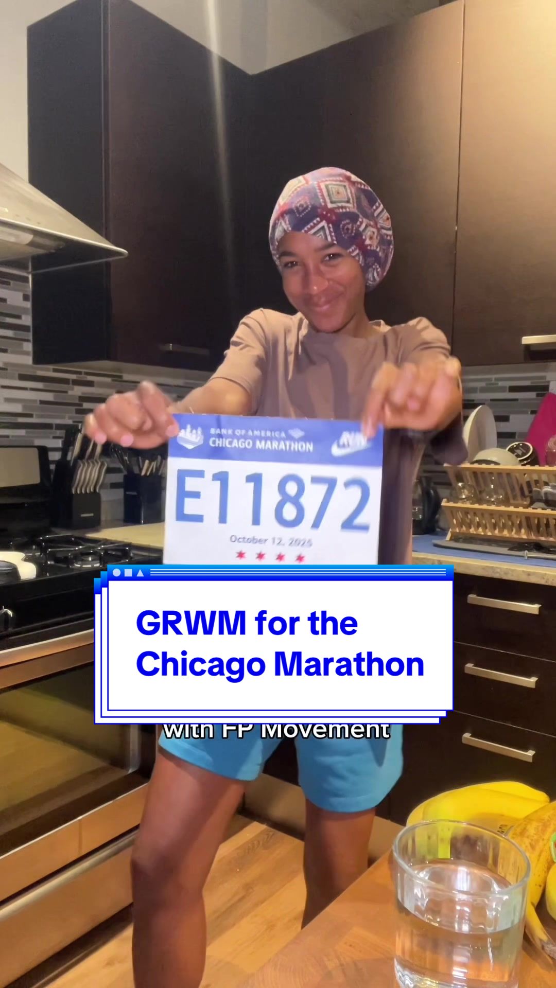 TikTok post by @lyonessruns for FP Movement. Caption reads: So happy that I had the privilege of partnering....