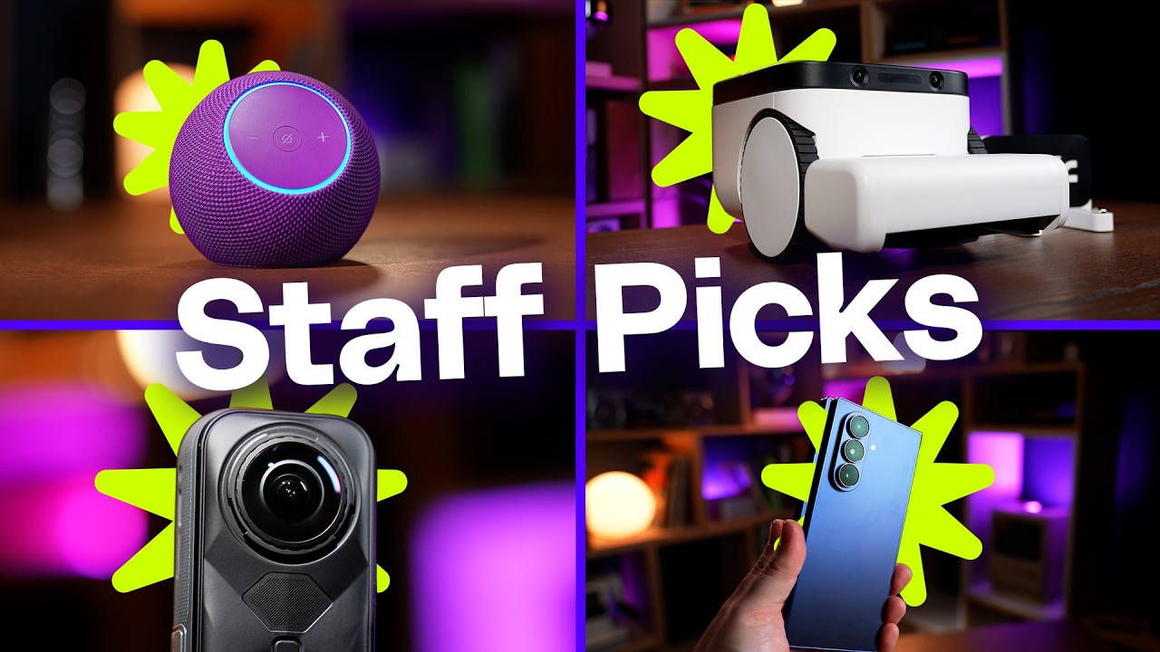 YouTube post by @TheVerge for The Verge. Caption reads: The tech standouts of 2025 from The Verge....