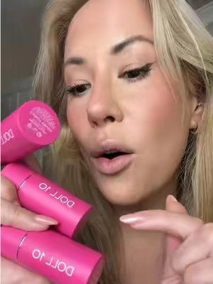 TikTok post by @michellesfaves for Doll 10 Beauty. Caption reads: All 3?! The bronzer tho 😮‍💨 @Doll 10 Beauty....