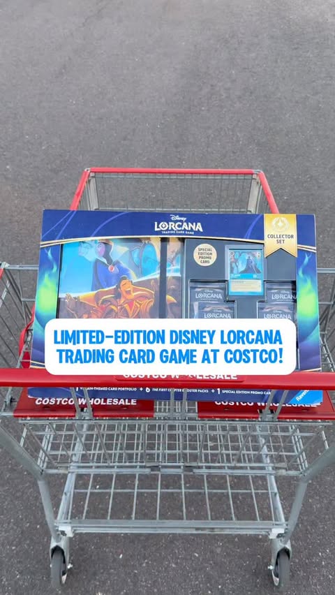 Instagram post by @costcoguide for Ravensburger. Caption reads: [...] Trading Card Game from @ravensburgerna this....