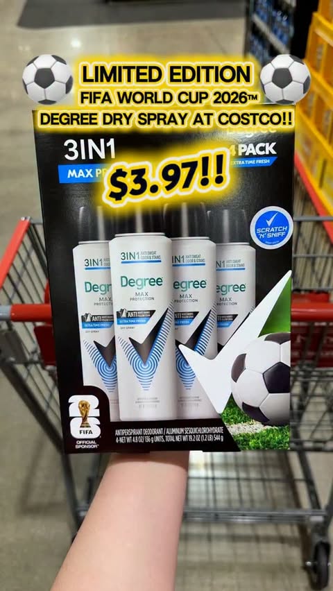 Instagram post by @costcofinds.armina for FIFA. Caption reads: [...] COSTCO DEAL🔥 Limited-time @degree....