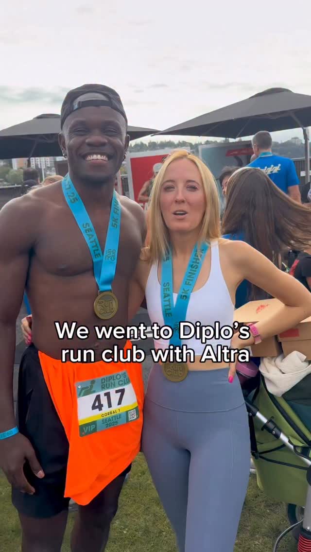 Instagram post by @ayokwam for Altra Running. Caption reads: We had an amazing this last weekend at....
