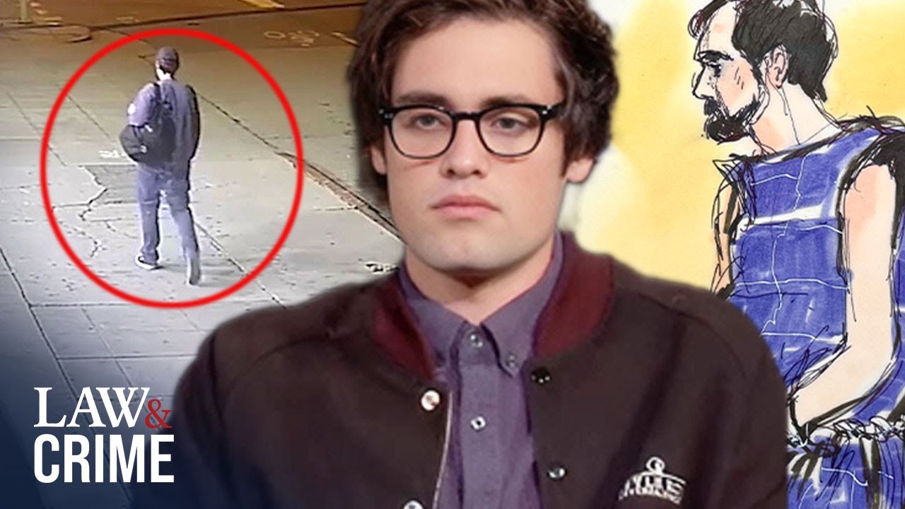 YouTube post by @LawAndCrime for Morgan & Morgan. Caption reads: Nick Reiner Speaks 3 Words in Court After Murder....