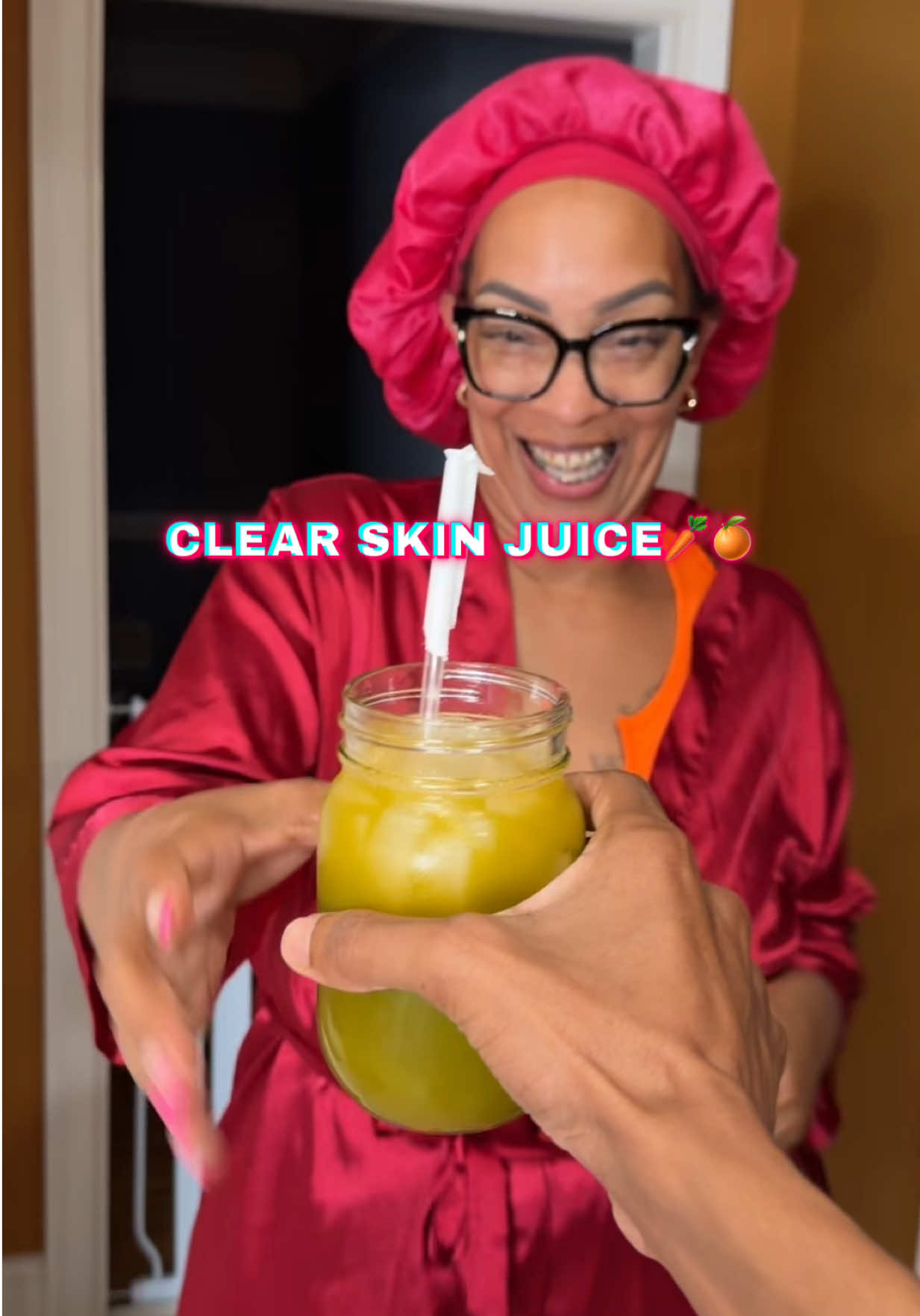 TikTok post by an influencer for Bear Electric Appliance - US. Caption reads: [...] with this🥕🔋@Bear Electric Appliance - US....
