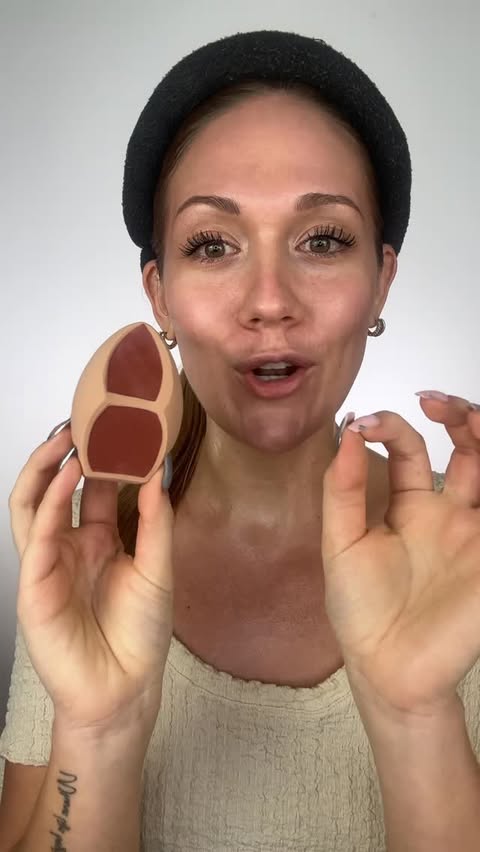 Instagram post by @katarinabracun for REAL TECHNIQUES. Caption reads: [...] je pa res MakeUpSaver!🤩 (oglas)....