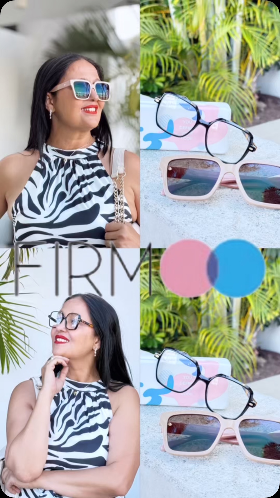 Instagram post by @meryofthestyle for Firmoo. Caption reads: No te gradúan las gafas 👓 
Mis nuevas gafas de....