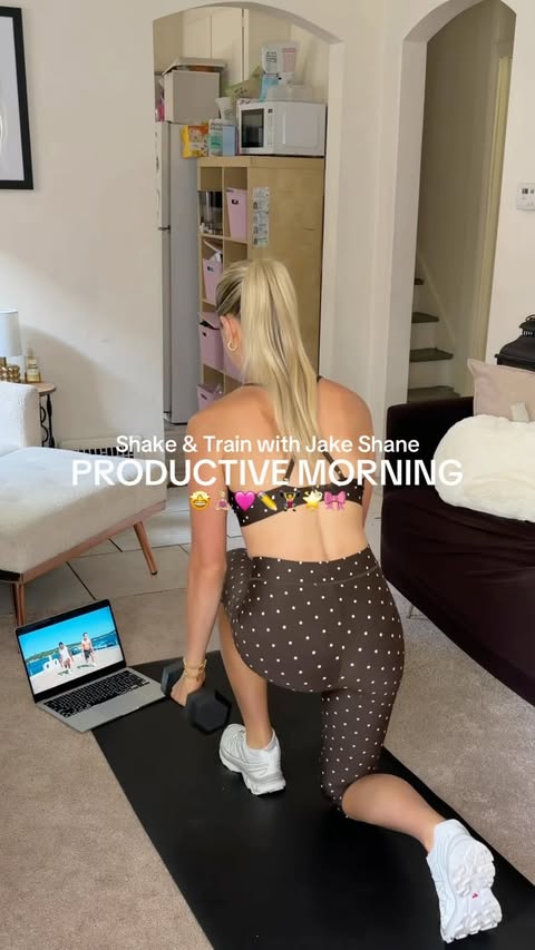 Instagram post by @_proteinprincesss for Alo Moves. Caption reads: Finding little ways to prioritize myself even on....