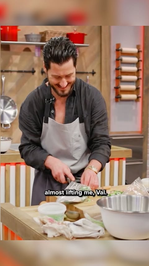 Instagram post by @valentin for Food Network. Caption reads: Petition for @jeffmauro to be on Dancing with the....