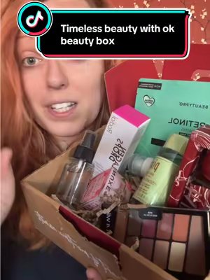 TikTok post by @justjade92 for OK! Beauty Box. Caption reads: The incredible value in the @OK! Beauty Box is....
