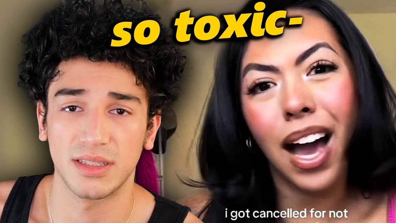 YouTube post by @RebalD for YouNow. Caption reads: Everybody Hates This TikTok Mean Girl 🤡.