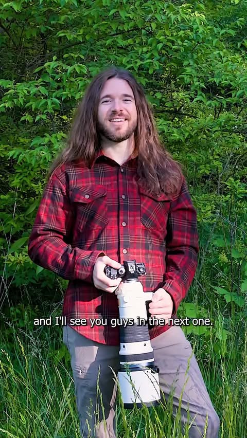 Instagram post by @navarres.wild.shots for OM SYSTEM. Caption reads: [...] great time testing out this gear that OM....