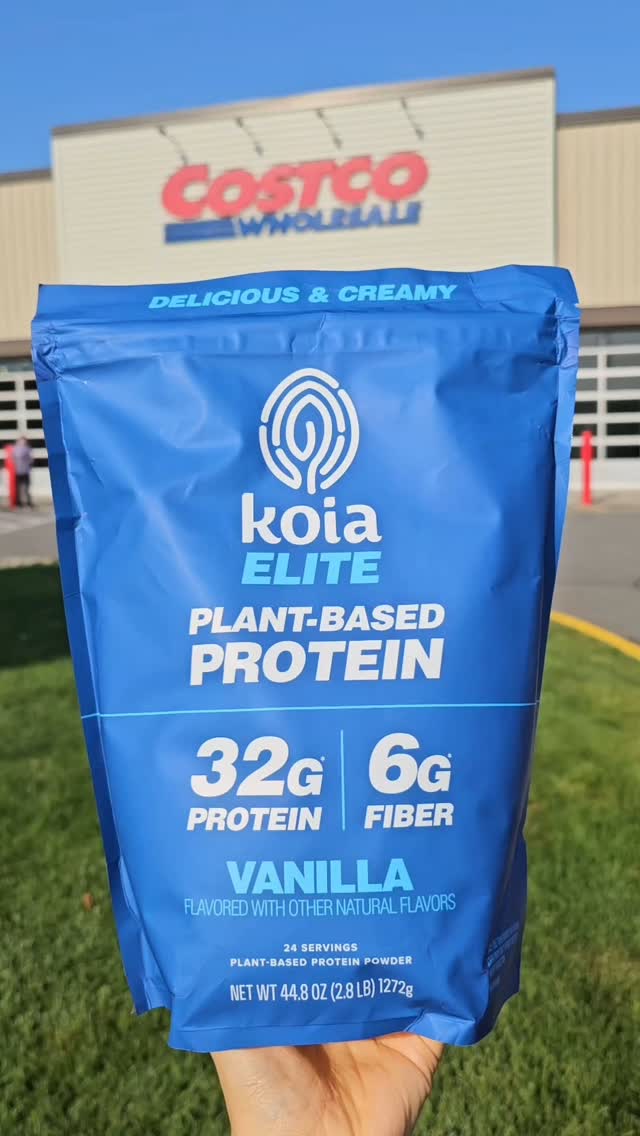 Instagram post by @costco.hotbuys for Koia. Caption reads: New product alert! @drinkkoia Elite Vanilla....