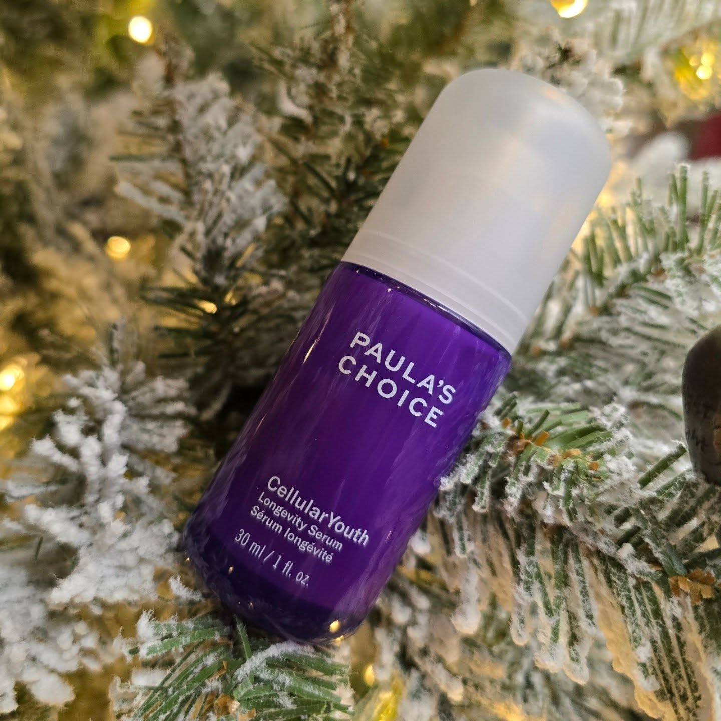 Instagram post by @iceeresults for Paulas Choice. Caption reads: @paulaschoice Cellular Youth Longevity Serum has....