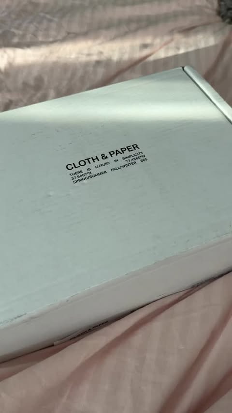 Instagram post by @poshplans for Clothandpaper. Caption reads: My January Intention Box just arrived and I’m....