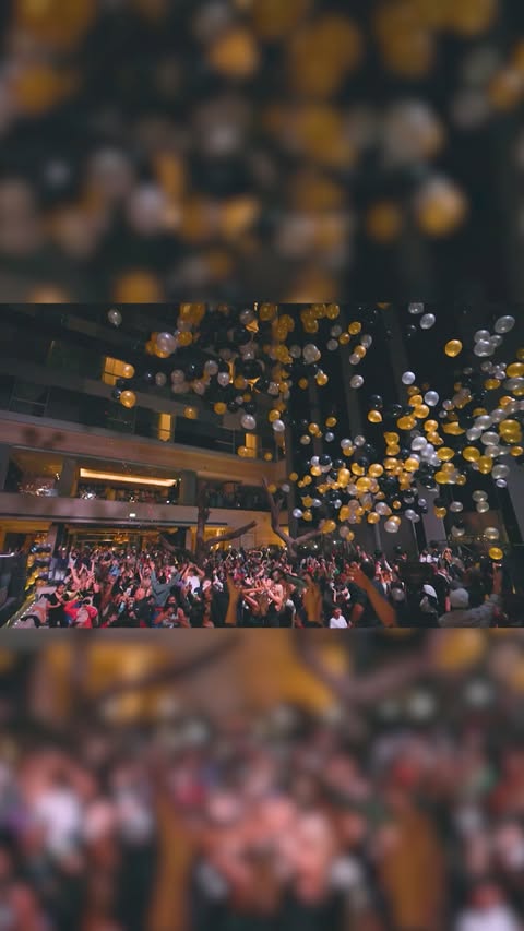 Instagram post by @ilqlive for Hyatt. Caption reads: [...] 4 vibes… 1 unforgettable countdown at....