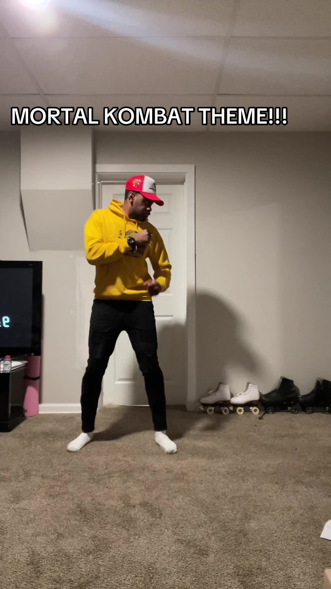 TikTok post by @curtxlegend for Mortal Kombat. Caption reads: @Mortal Kombat This beat will always be a....