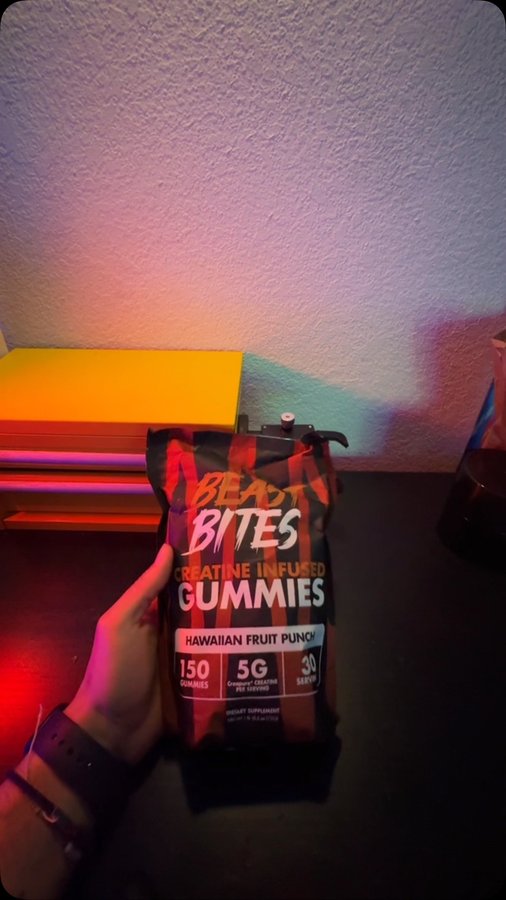 Instagram post by @christhecardude for Beast Bites. Caption reads: shout out to @beastbitessupplements im going to....