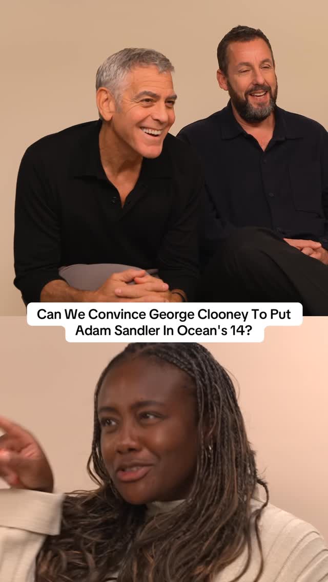 Instagram post by @adaenechi for BuzzFeed. Caption reads: Come on George give Adam a cameo #georgeclooney....