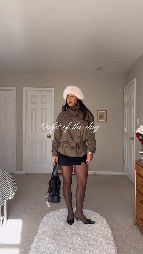 Instagram post by @cristol.reyna for TikTok Shop. Caption reads: [...] • my favorite winter ootd inspired by....