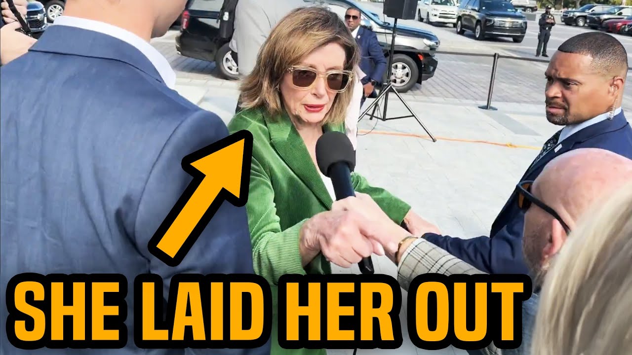 YouTube post by @thedavidpakmanshow for Magic Spoon. Caption reads: WHOA: 85-year-old Nancy Pelosi POUNDS smurf....