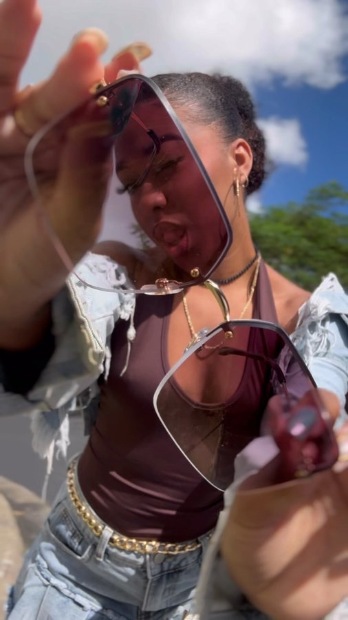 Instagram post by @_.bae.its.kae._ for Carrera Eyewear. Caption reads: Just got my new Carrera glasses! Perfect for style....