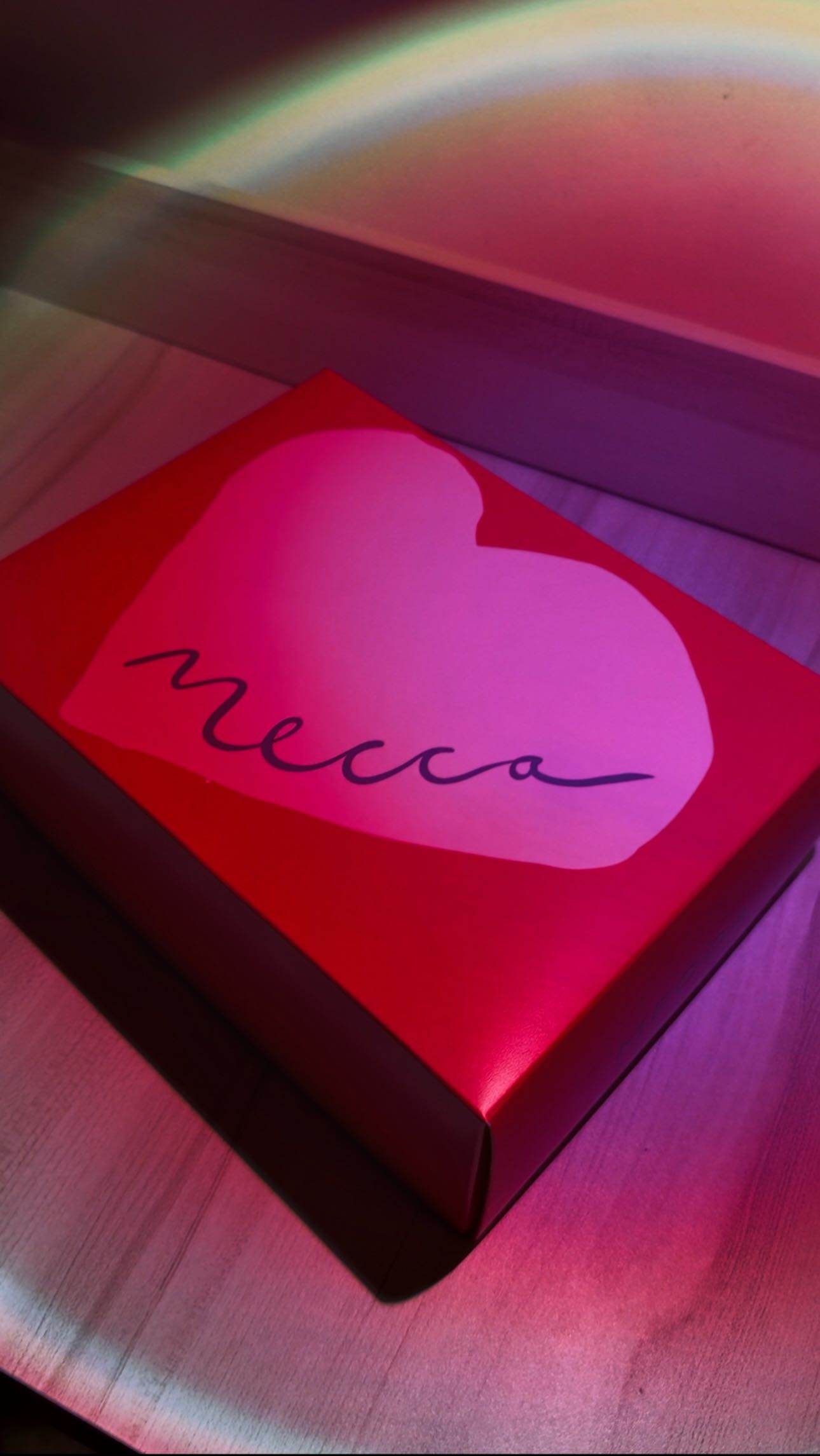 Instagram post by @cabigaobrian for Sunday Riley. Caption reads: AD | Let’s unbox a Mecca PR package.....