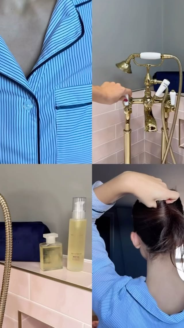 Instagram post by @sarah.tarleton for Aromatherapy Associates. Caption reads: [...] with some luxury self-care from....