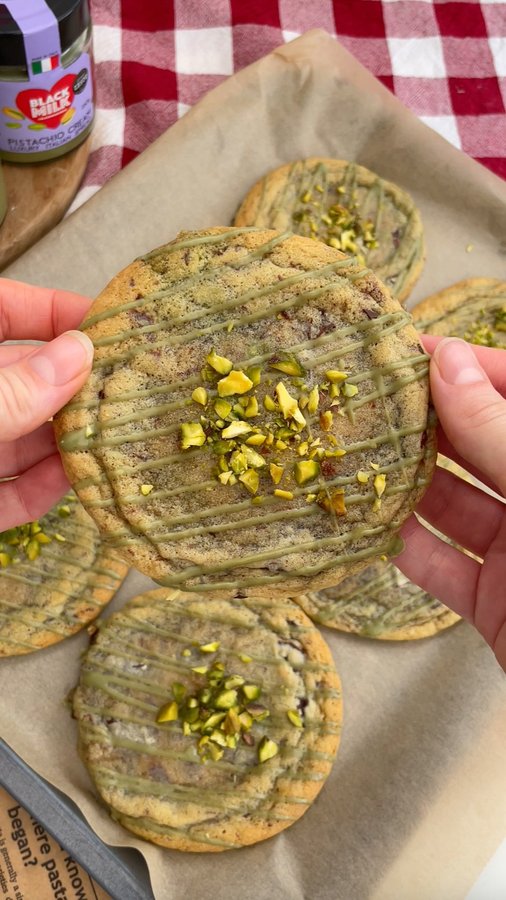 Instagram post by @sophsgoodies for Black Milk. Caption reads: [...] Plain Flour, Sea Salt Dark Chocolate, Black....