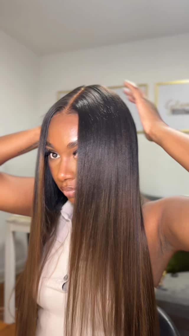 Instagram post by @alexisobley for Nadula. Caption reads: @nadulahair #content #contentcreatorlife....