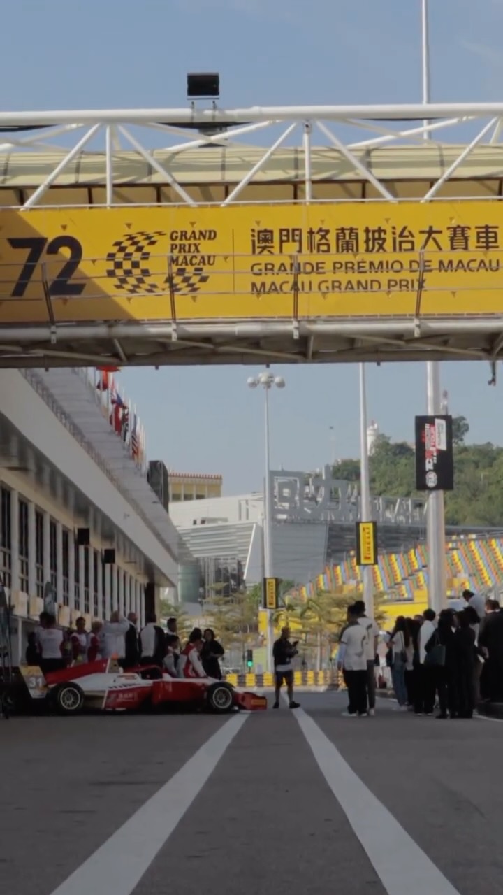 Instagram post by @fia.official for Pirelli. Caption reads: Preparations are well underway for the first day....