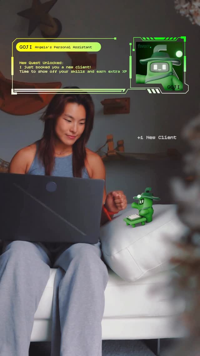 Instagram post by @ryuxrstudio for Fiverr. Caption reads: As freelancers, the creative part is usually not....