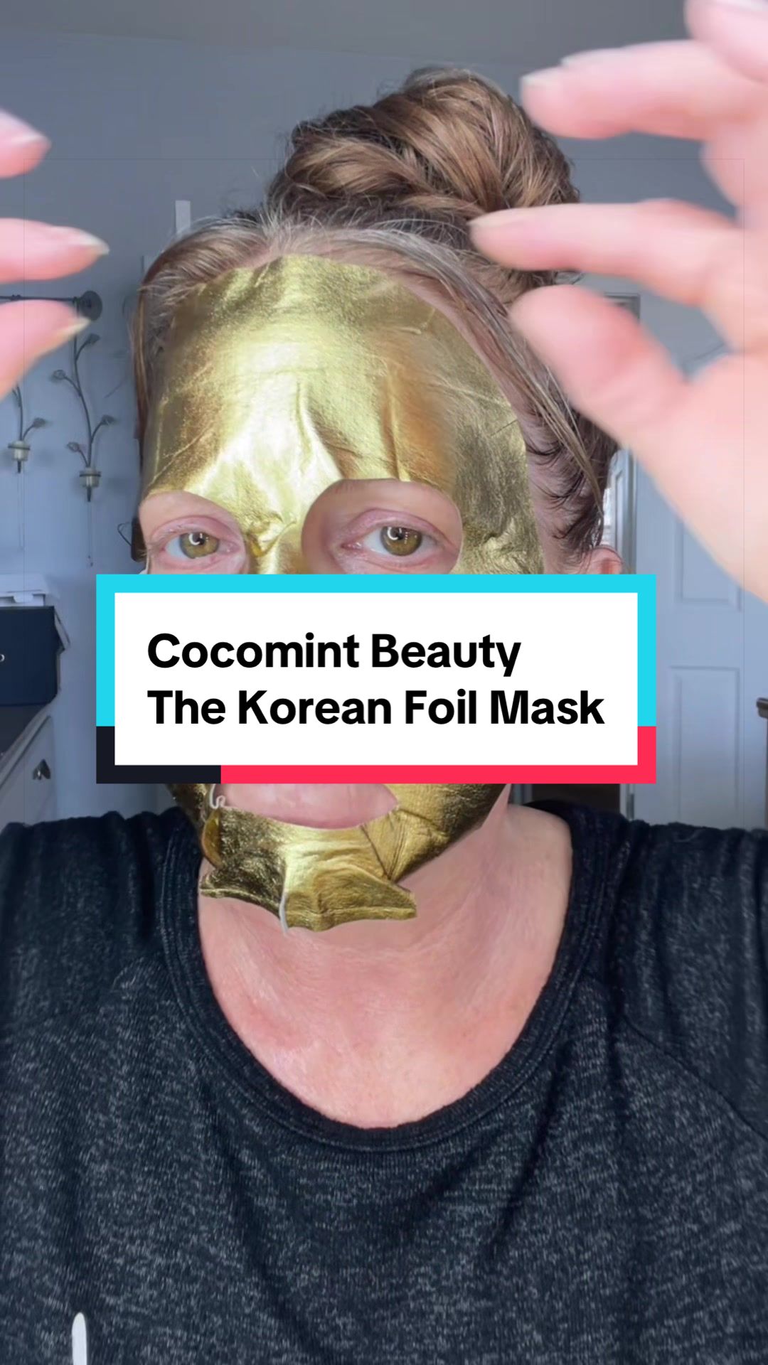 TikTok post by @tamara..arellano for Cocomint Beauty. Caption reads: [...] girl loves her face mask and this....