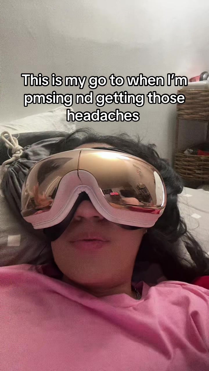 TikTok post by @aubreysanchezx3 for RENPHO. Caption reads: [...] my go to for headaches #tiktokshop #renpho....