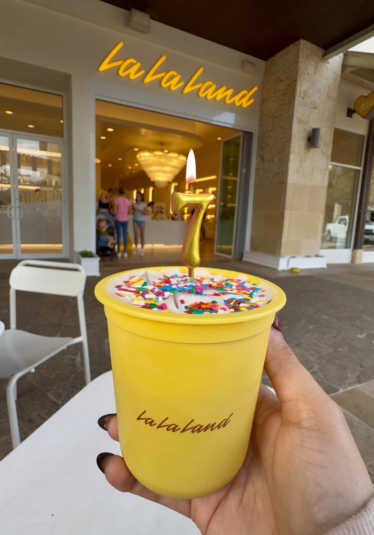 TikTok post by @lizsanantoniosocialite for La La Land Kind Cafe. Caption reads: [...] it all month, lmk what you think!!....