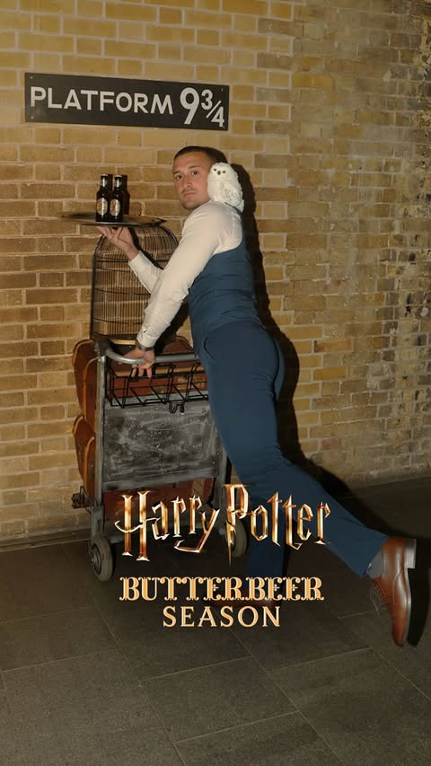 Instagram post by @hbomaxes for Harry Potter. Caption reads: [...] olvidar pasar primero por @harrypottershop....