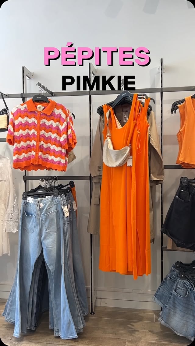 Instagram post by @inesgmsde for Pimkie. Caption reads: Pépites Pimkie 🍒✨ @pimkie #pimkie #pimkiehaul....