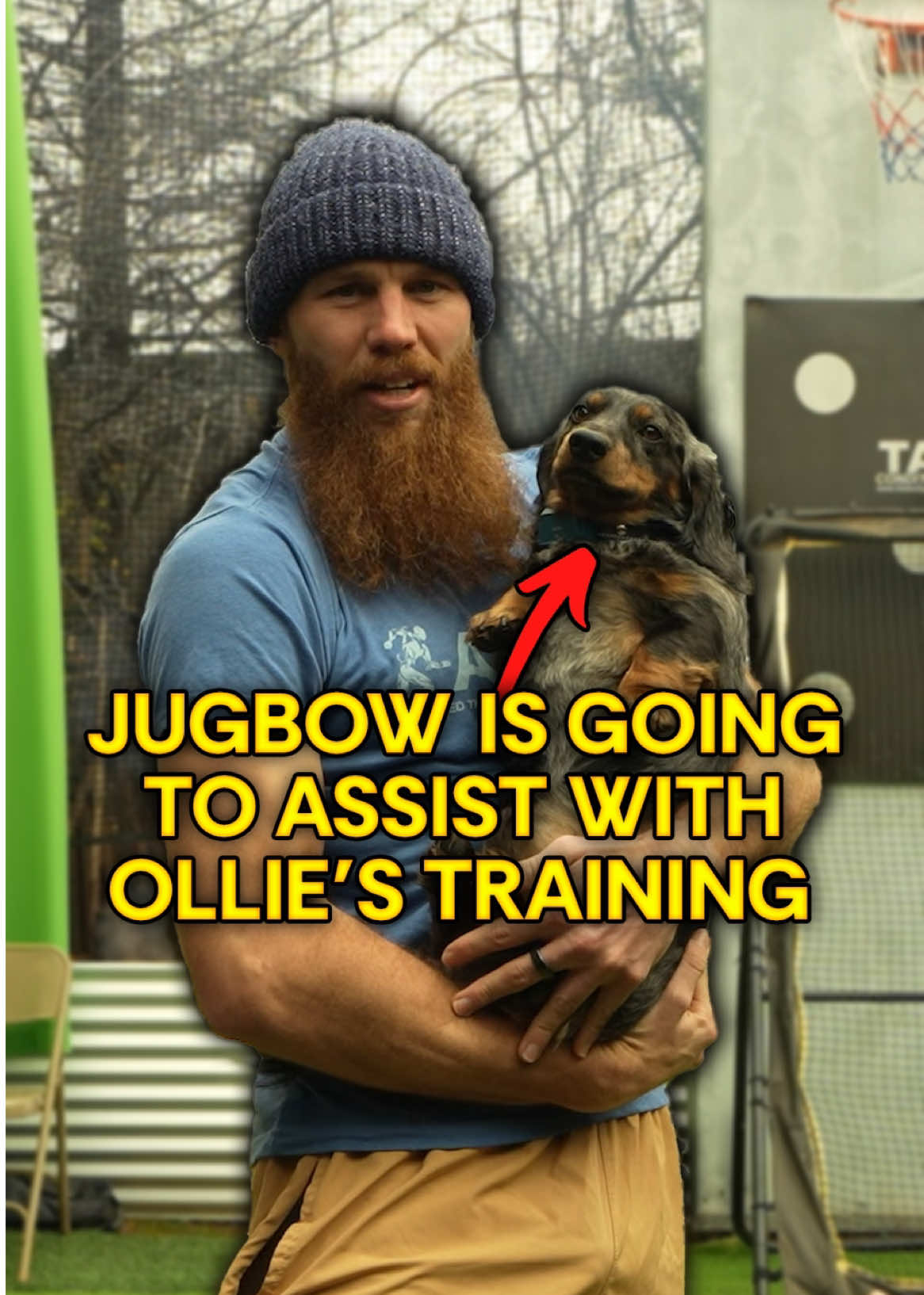 TikTok post by @robbyrow12 for Jugbow. Caption reads: [...] you needed 🐶💯 Sorry Pops 😂 Thanks @Jugbow....