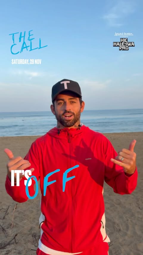 Instagram post by @hicsurf for World Surf League. Caption reads: what’s in store for tomorrow?! @billykemper 

The....