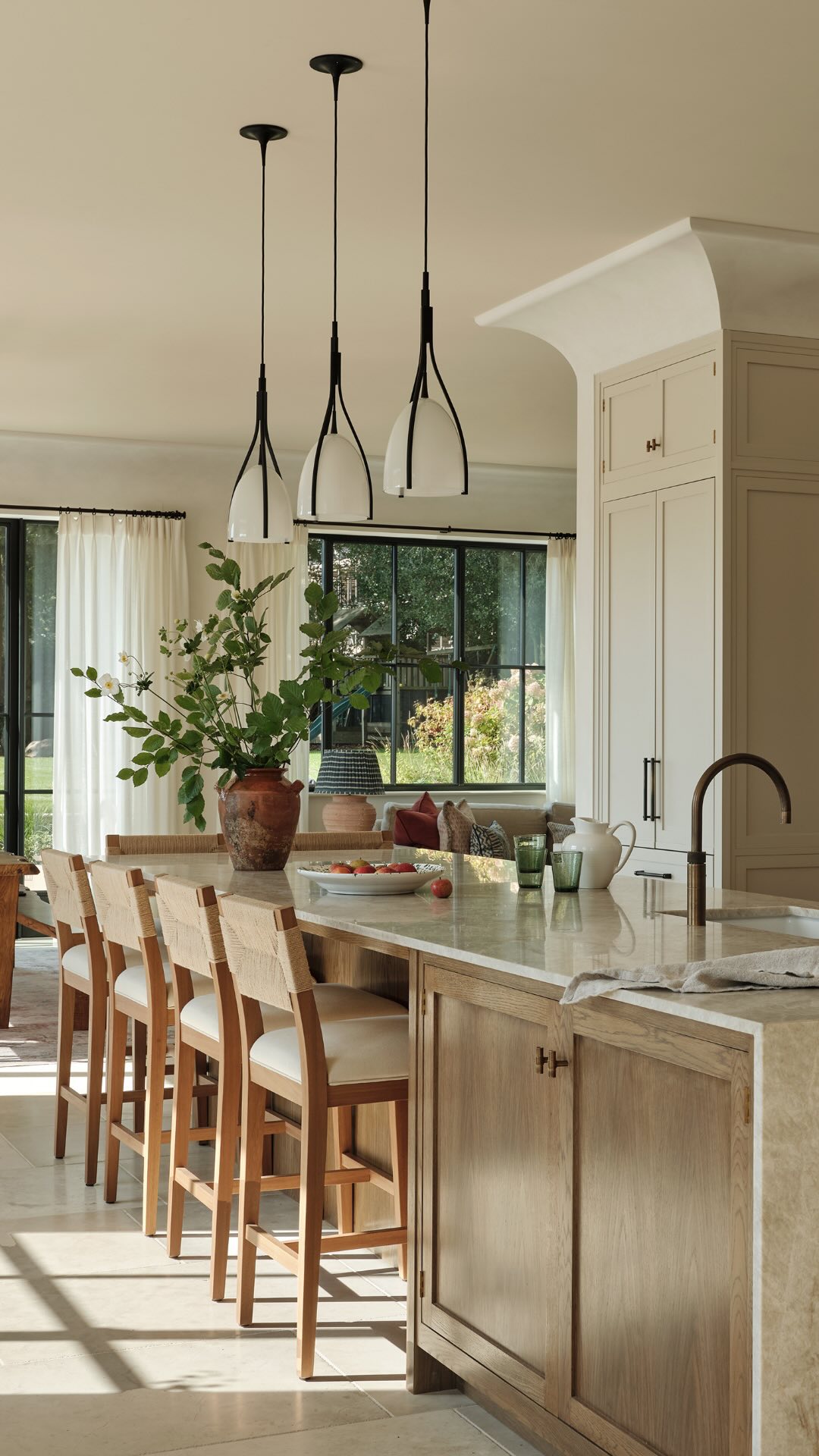 Instagram post by @202_design for Architectural Digest. Caption reads: We’re thrilled to finally reveal this bespoke 202....