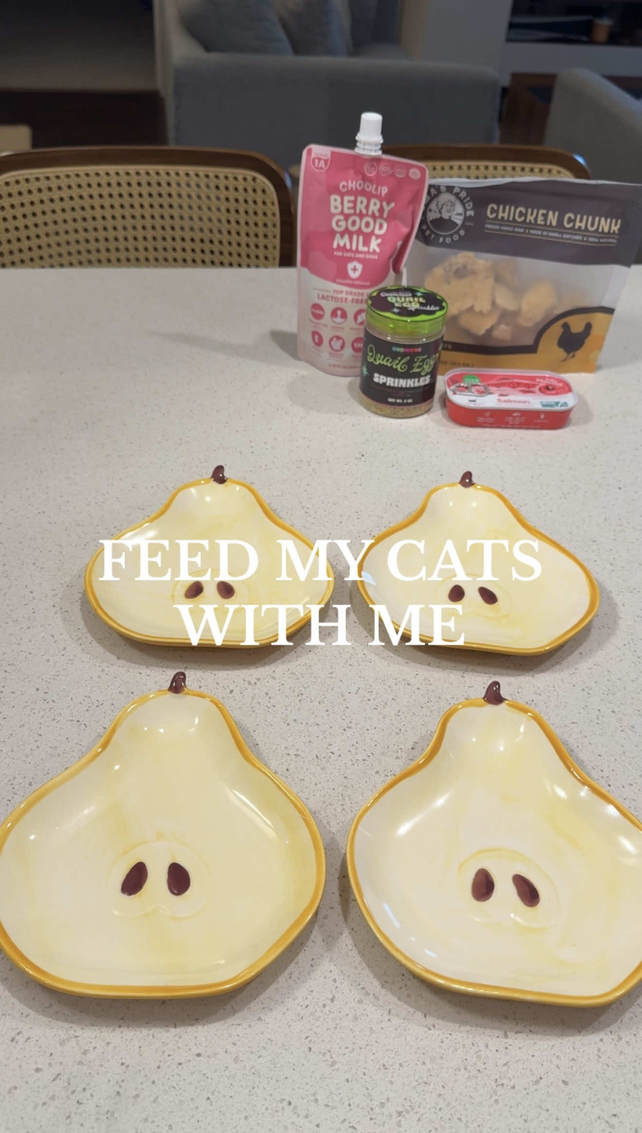 TikTok post by @simplekitties for Open Farm Pet. Caption reads: [...] @Choolip Berry Good Milk ⟡ @Open Farm Pet....