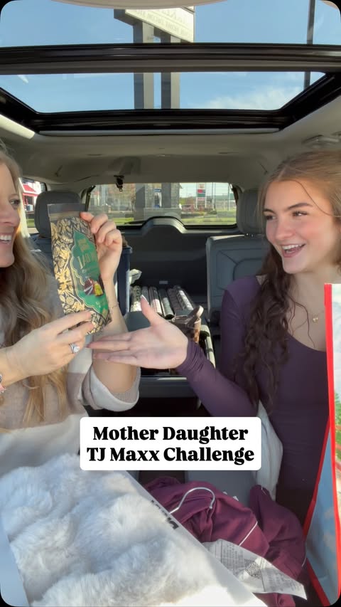 Instagram post by @kristyslifestyle for TJ Maxx. Caption reads: My daughter and I did the TJ Maxx mother/daughter....