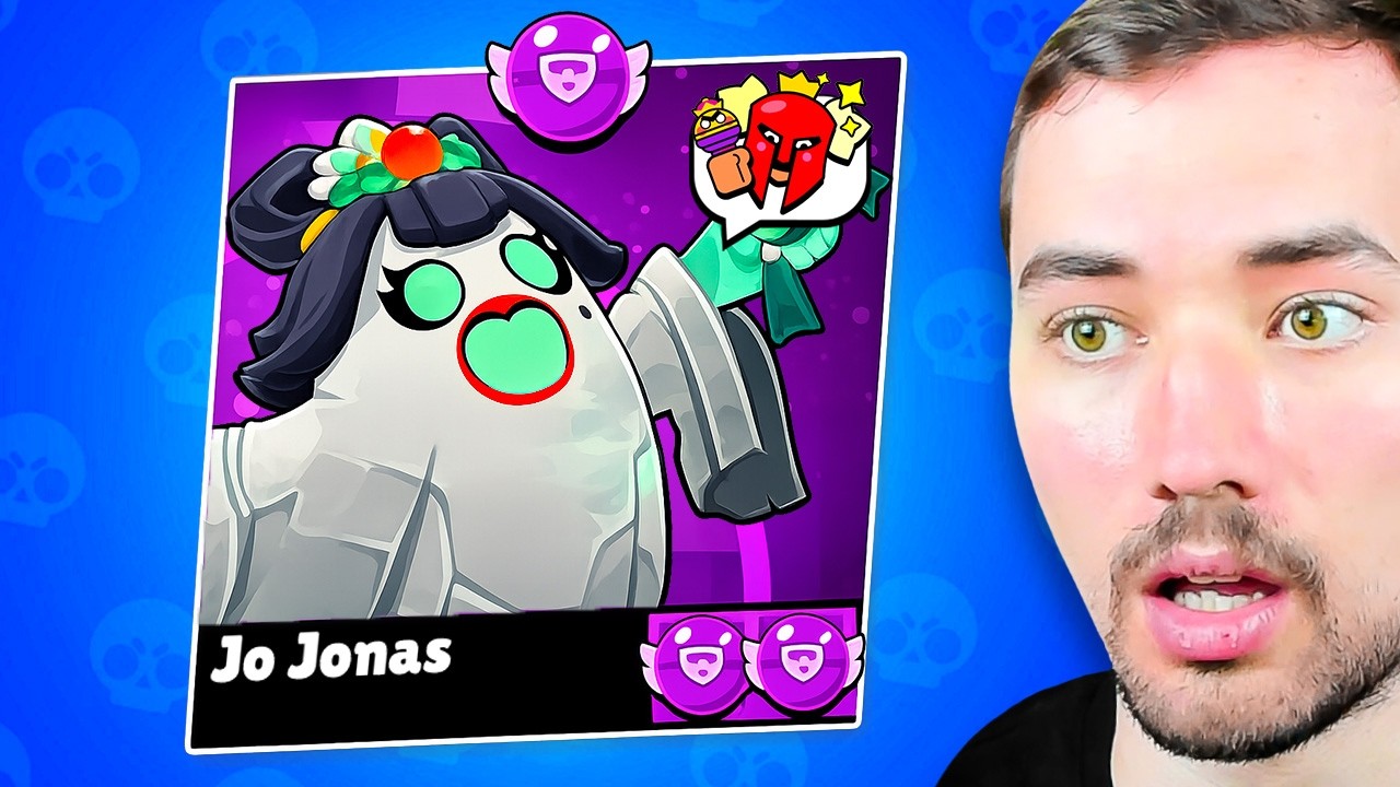 YouTube post by @jojonas for Clash Royale eSports. Caption reads: TOP 33 SELTENSTE DINGE in Brawl Stars! 😱.