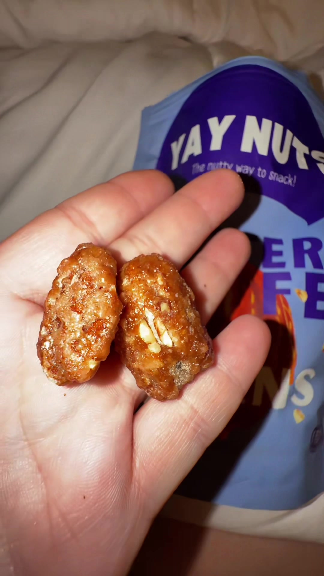 TikTok post by @thatpotsiegirl2.0 for Yay Nuts. Caption reads: [...] i cant stop! They’ll be gone soon!!!....